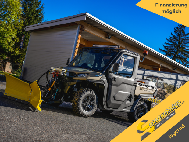 CF-Moto UForce 1000 EX V2 EFI 4×4 mit SCHNEESCHILD und Salzstreuer