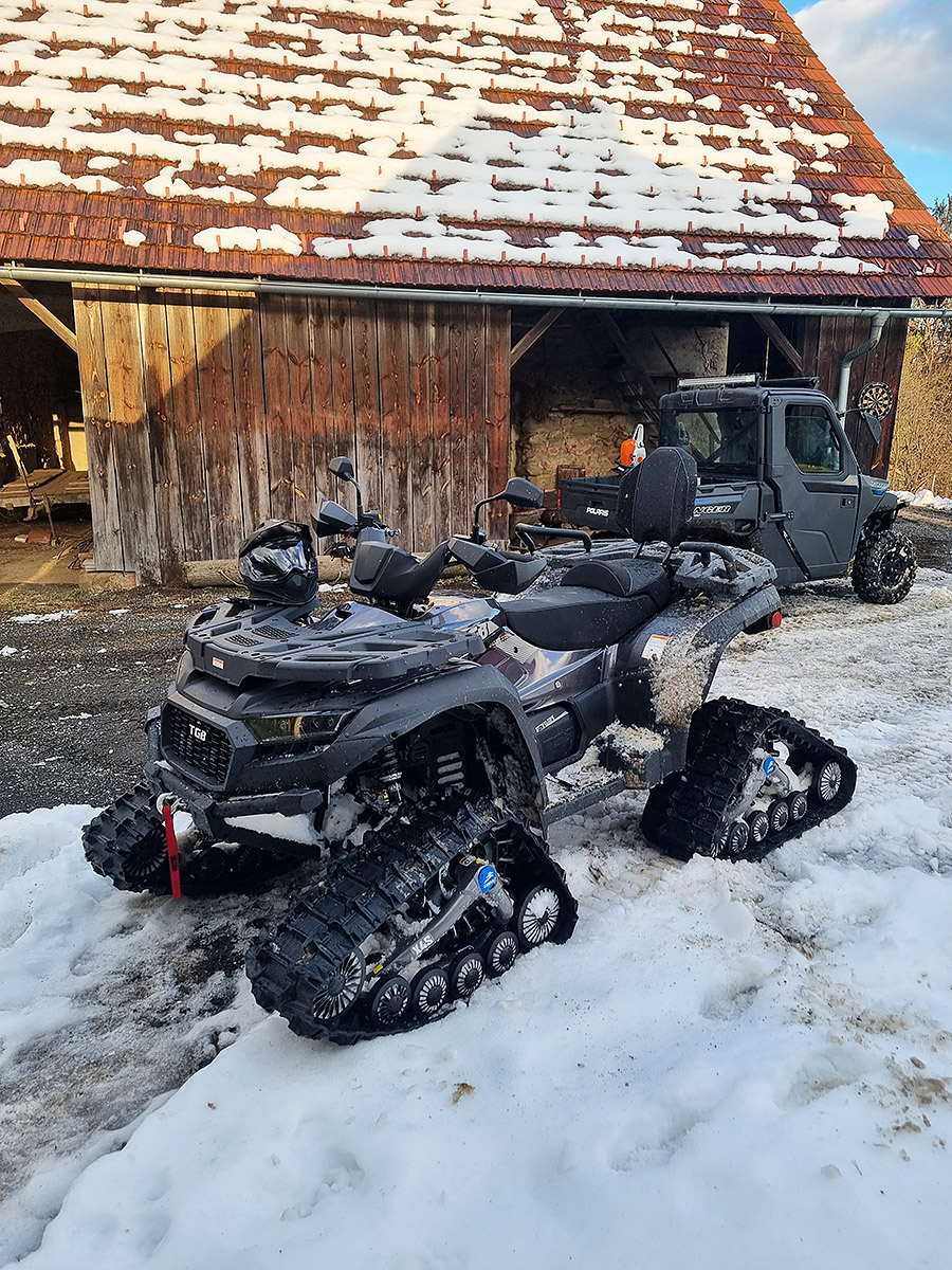 Wintereinsatz ATV Raupensatz TGB