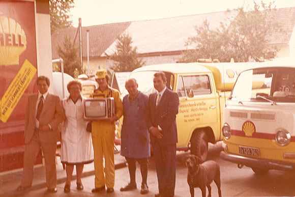 Chronik Skotschnigg Tankstelle Ehrung