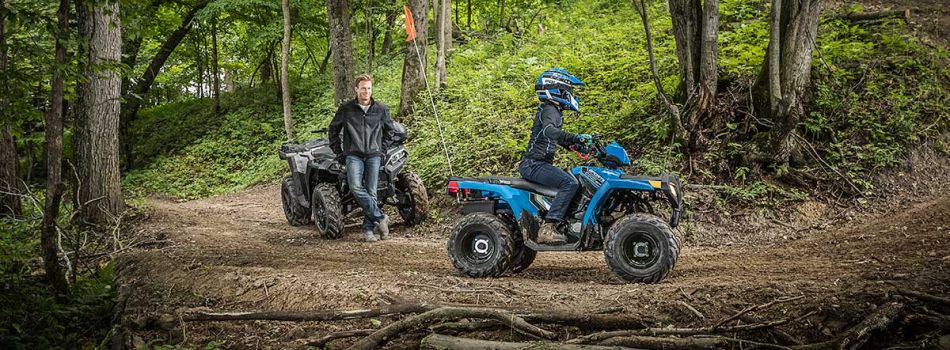 Polaris 110 Quad Kind Eltern