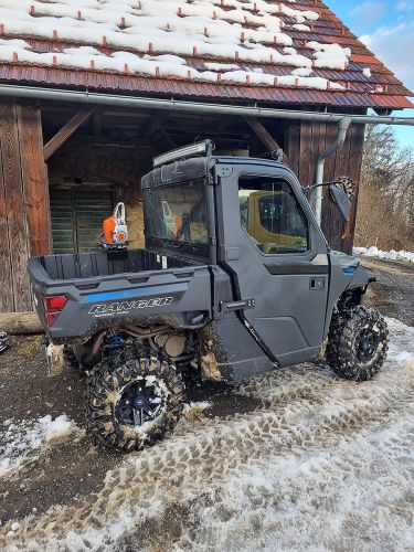 Jagd Forst Fahrzeug SSV Polaris Ranger einsatzbereit